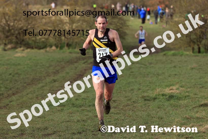 Mens 35 to 64, 2024 NEMAA Cross Country Champs., Wallsend. Photo: David T. Hewitson/Sports for All Pics